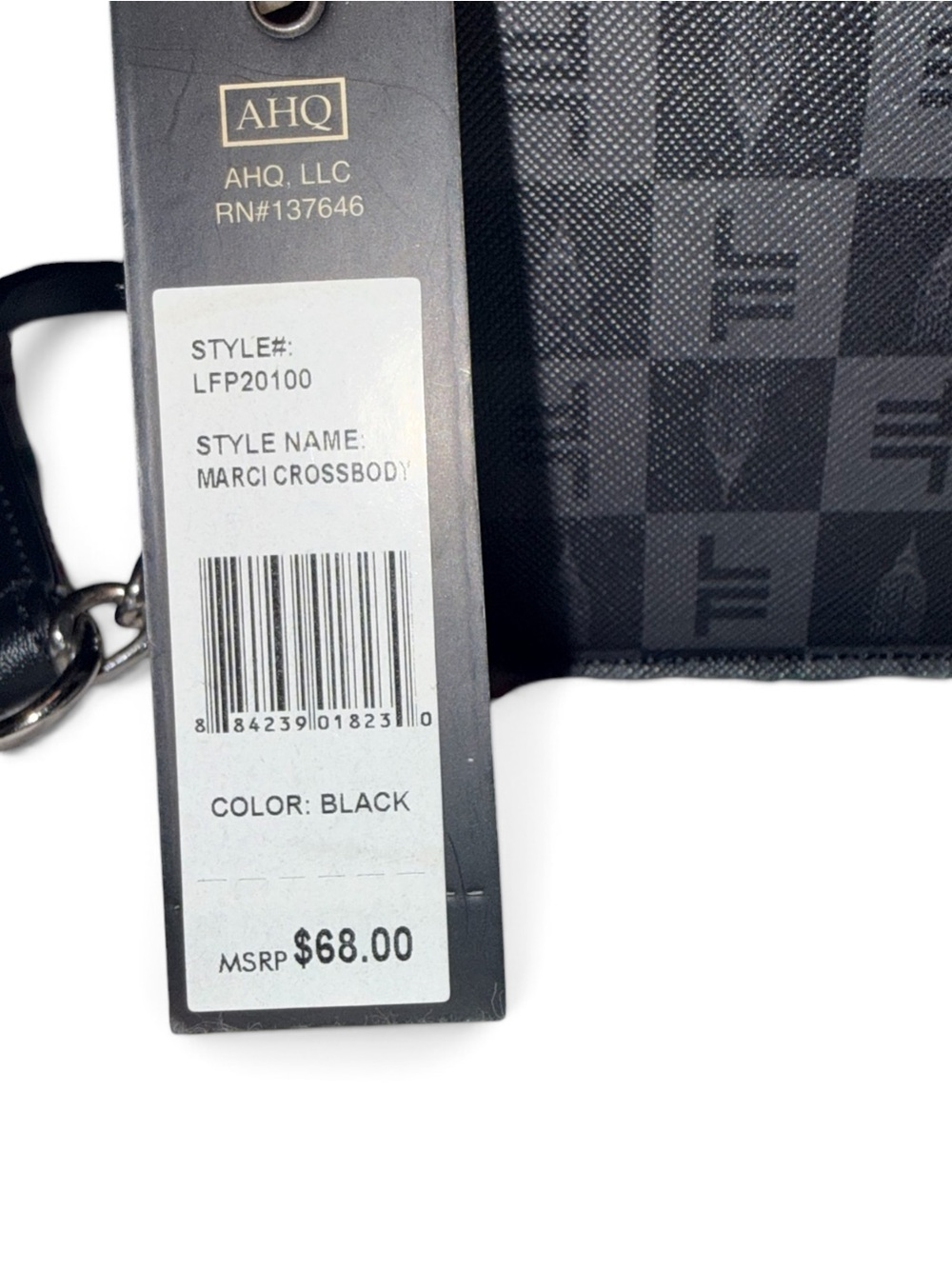 London Fog NWT Marci small black crossbody - Picture 5 of 6